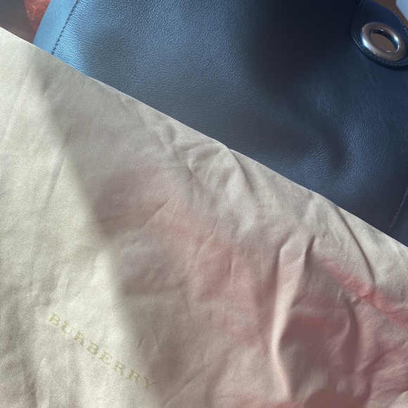 Burberry Large Black Leather Tote Bag. Brand new with Tags.  Dust bag included! - Picture 5 of 8